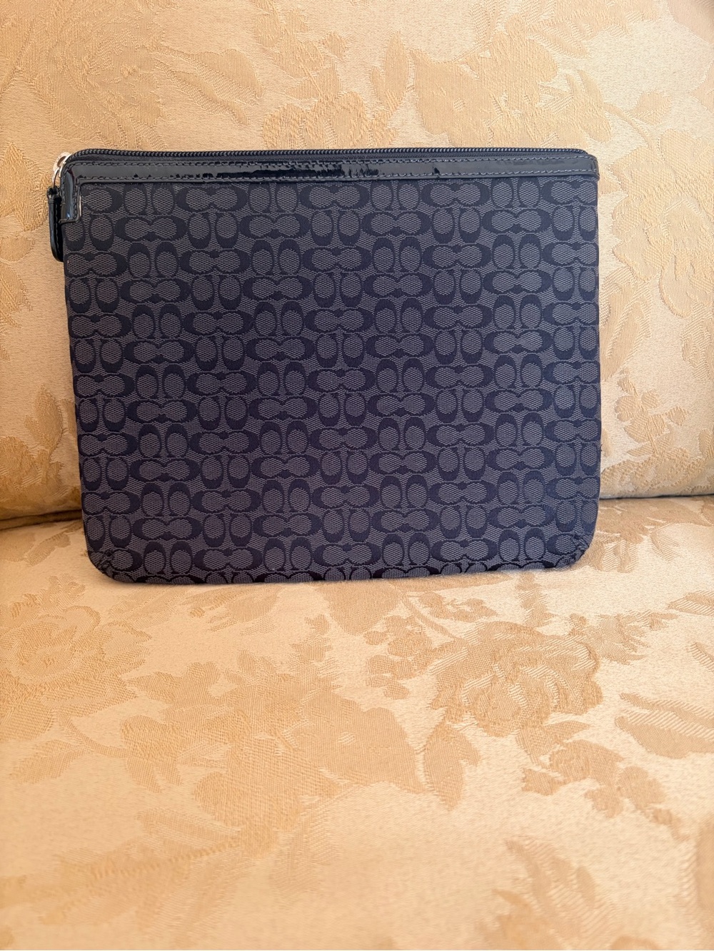 Coach Signature Canvas Laptop Sleeve